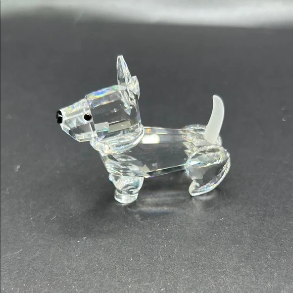 Swarovski Silver Crystal Scottish Terrier. Perfect little dog with frosted tail. - Picture 1 of 9